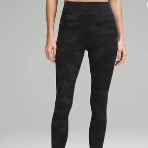 Lulu Lemon High Ride 28” Leggings Camo